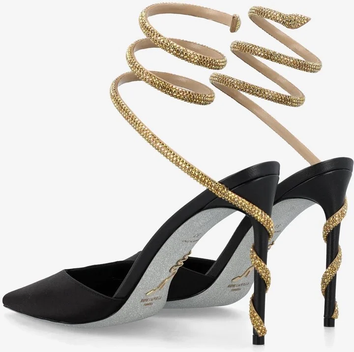 Tina 105 Crystal-Embellished Pumps - Image 2