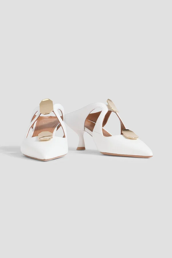 Tina 45 embellished leather mules - Image 2