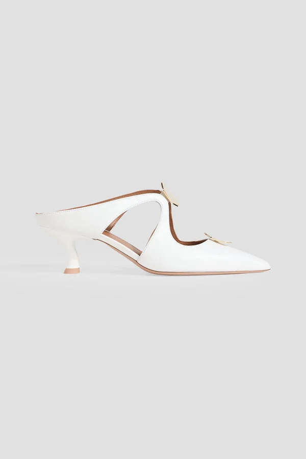 Tina 45 embellished leather mules