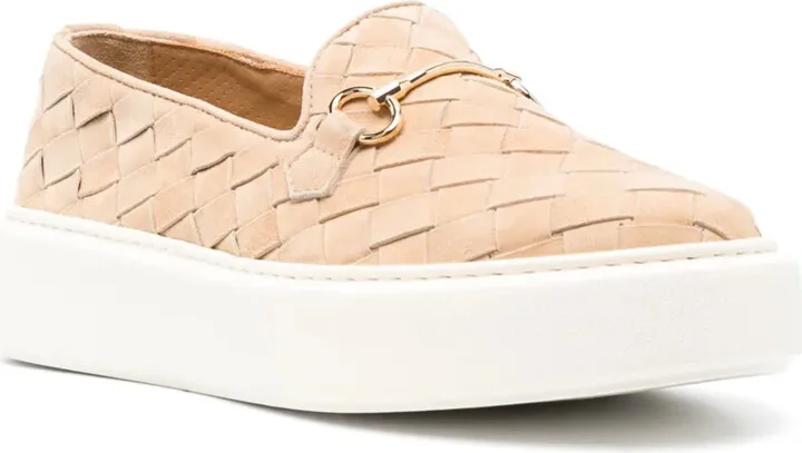 Tina braided suede loafers - Image 2