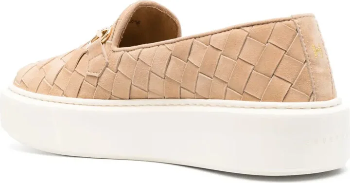 Tina braided suede loafers - Image 3
