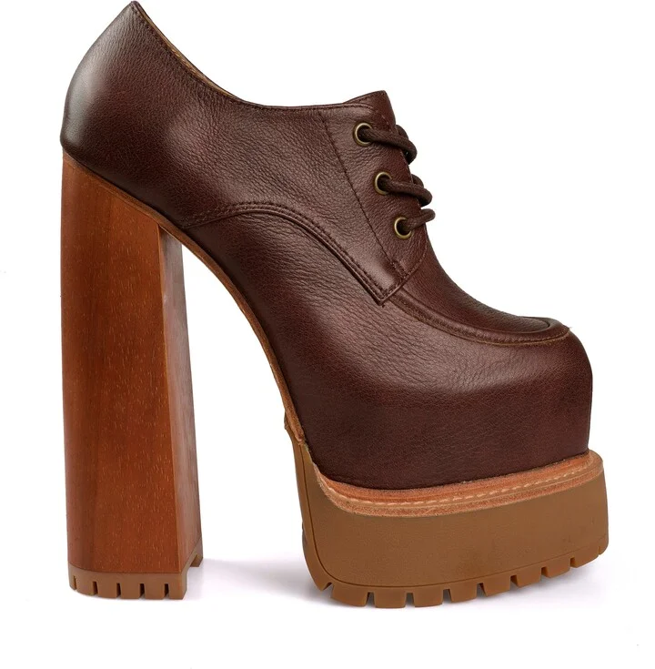 Tina Lace-Up Platform Shoe - Image 9