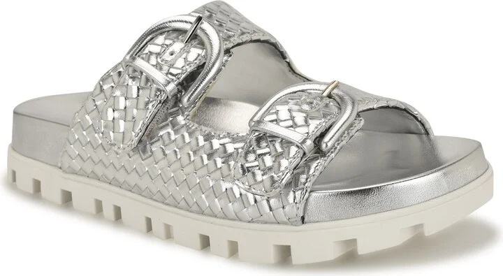 Tindy Two-Strap Lug Sole Sandal