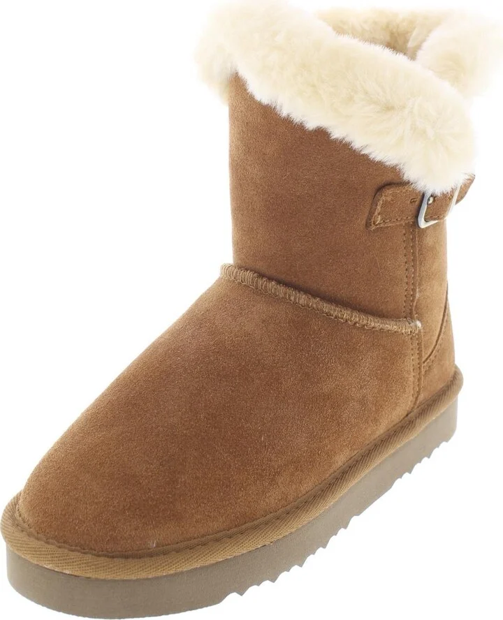 Tiny 2 Womens Suede Faux Fur Lined Winter Boots
