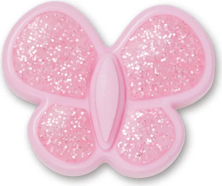 Tiny Pink Glitter Butterfly