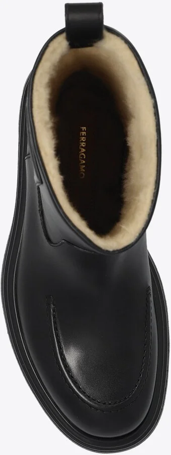 Tirba Fur Leather Ankle Boots - Image 3