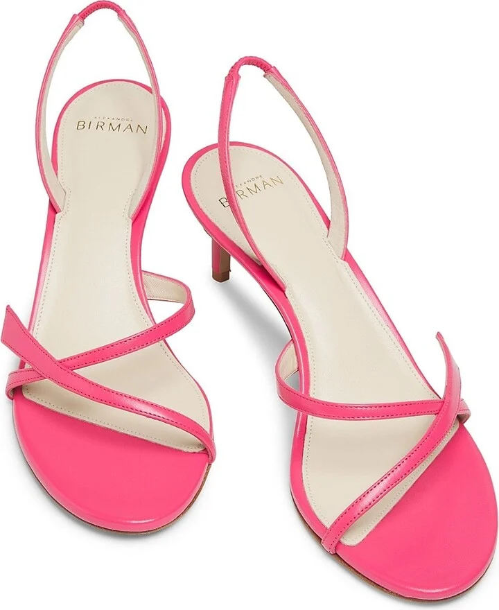 Tita 60MM Leather Slingback Sandals - Image 4
