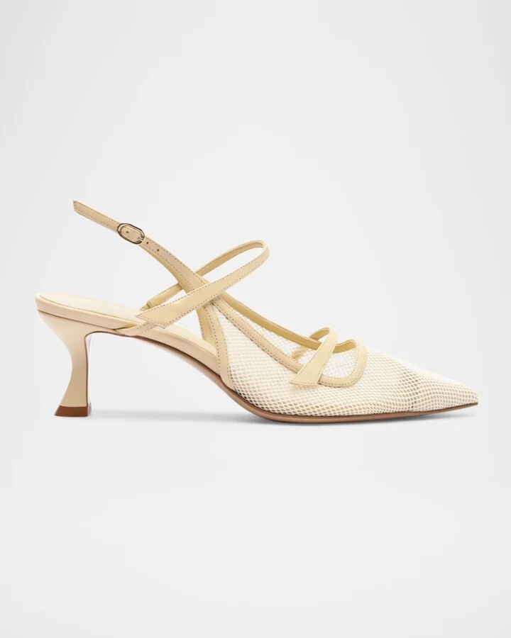 Tita Mesh 60 Slingback Pumps