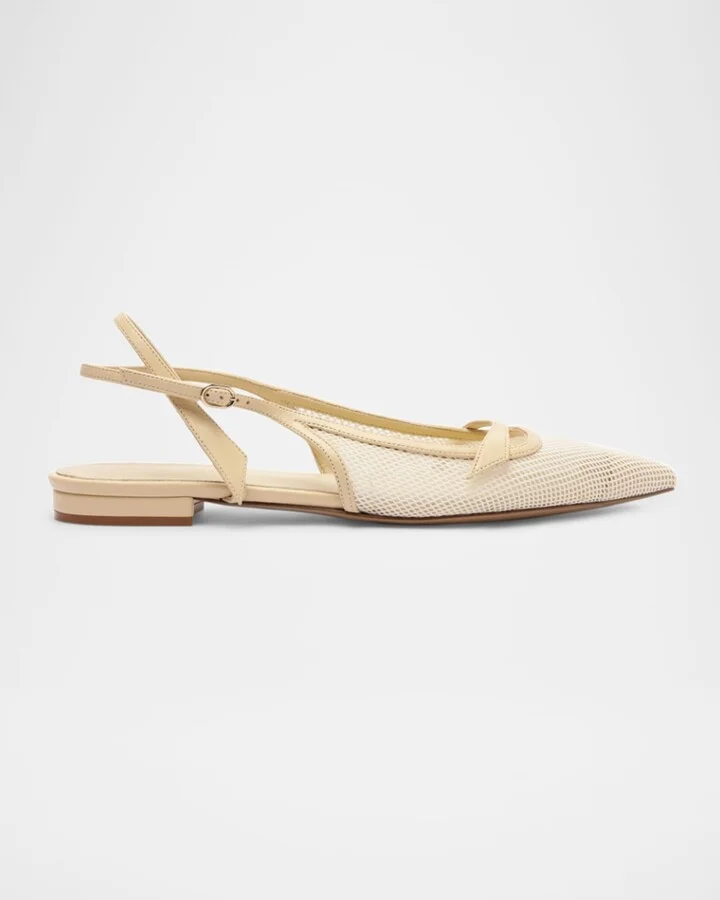 Tita Mesh Slingback Flats
