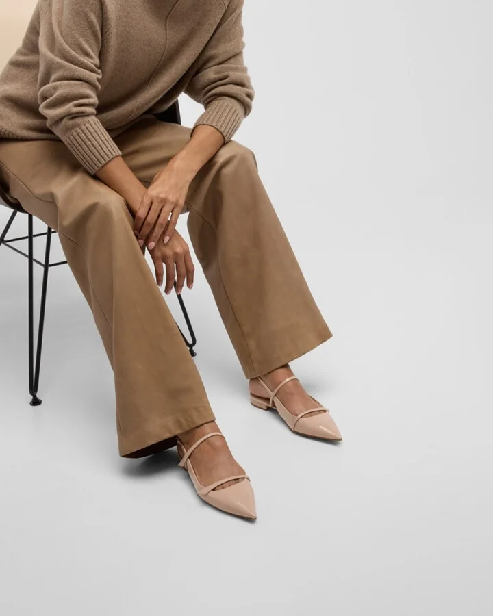 Tita Patent Slingback Ballerina Flats - Image 2