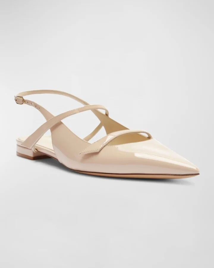 Tita Patent Slingback Ballerina Flats - Image 7