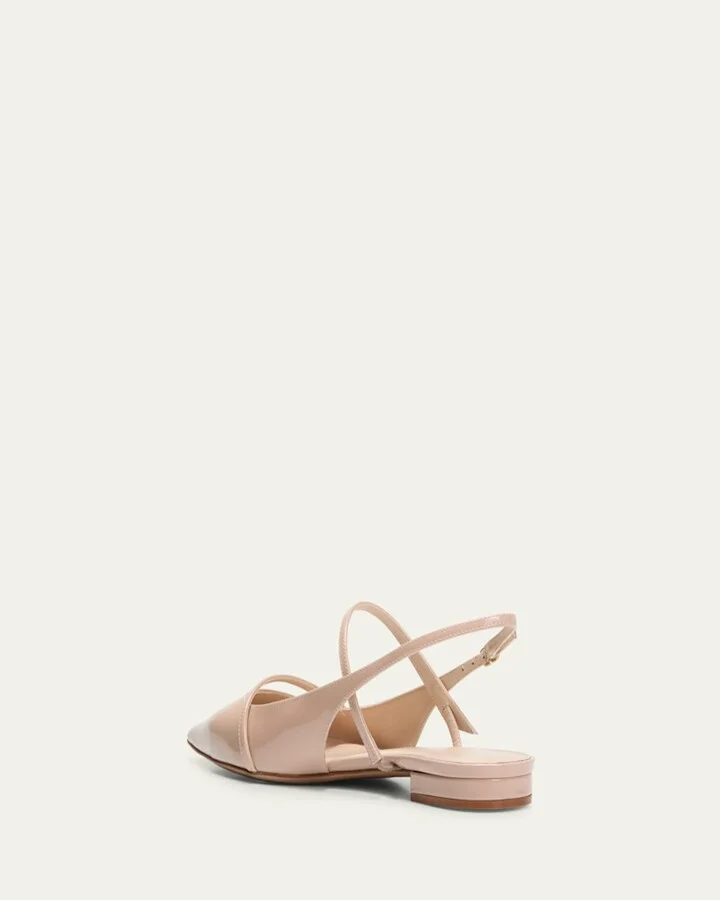 Tita Patent Slingback Ballerina Flats - Image 3