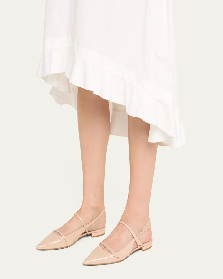 Tita Patent Slingback Ballerina Flats - Image 9