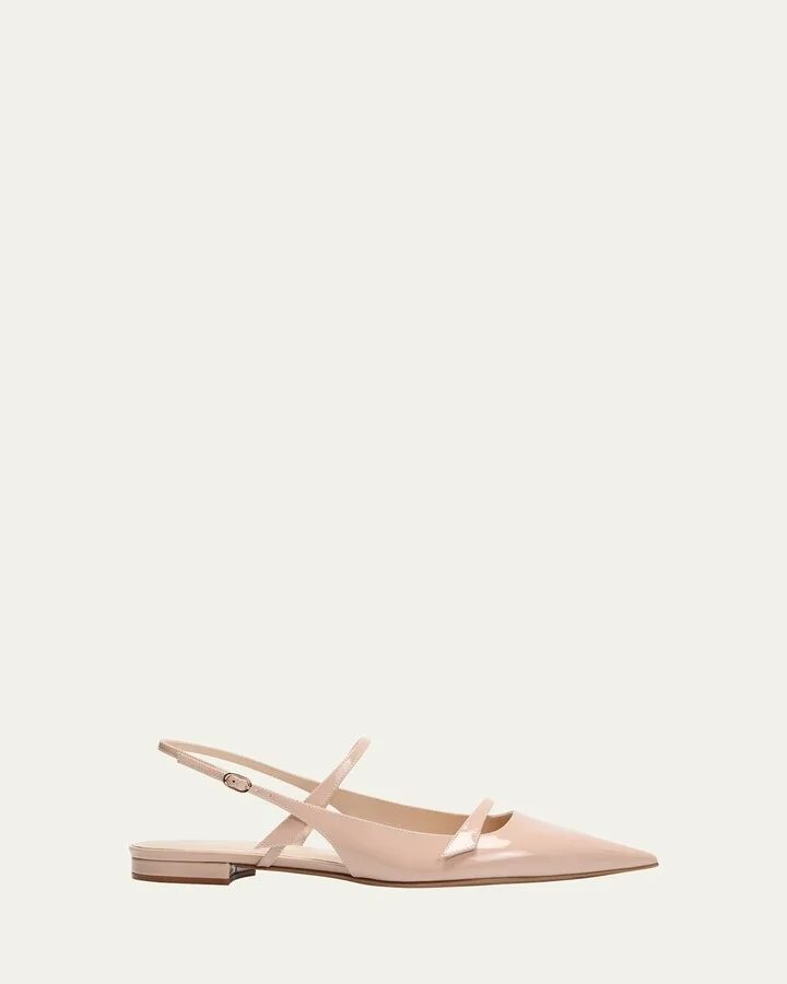 Tita Patent Slingback Ballerina Flats