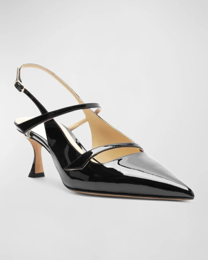 Tita Patent Slingback Pumps - Image 3