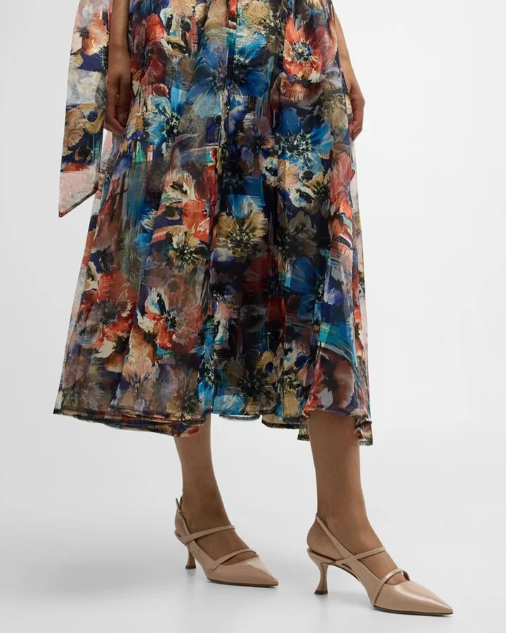 Tita Patent Slingback Pumps - Image 6