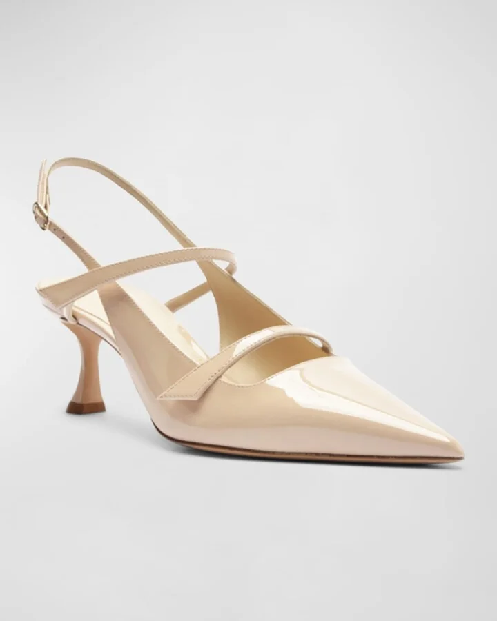 Tita Patent Slingback Pumps - Image 9
