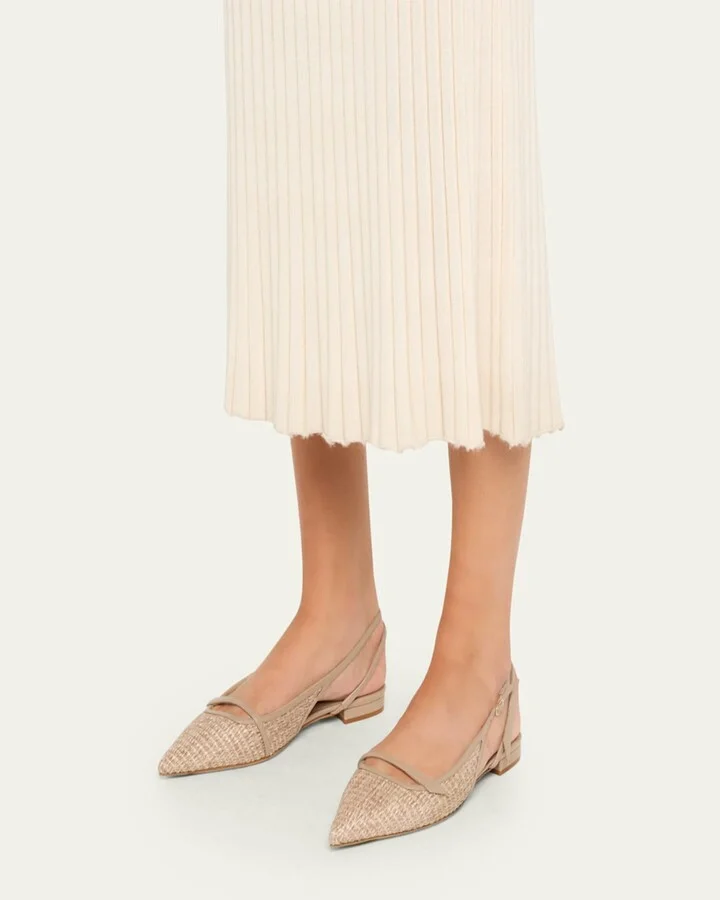 Tita Raffia Ballerina Flats - Image 6