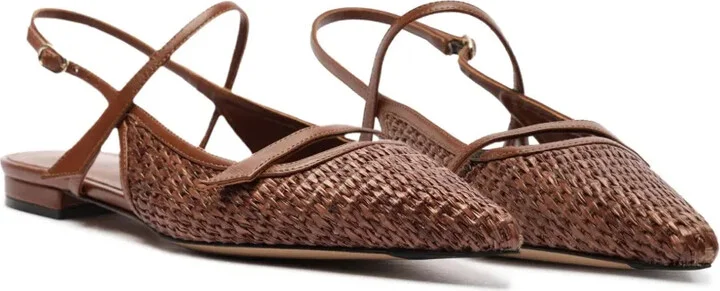 Tita Raffia ballerina shoes - Image 2
