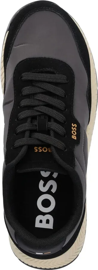 Titanium panelled lace-up sneakers - Image 4