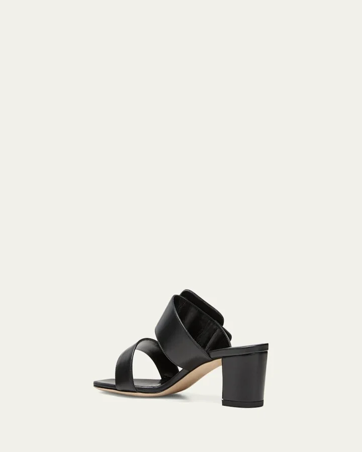 Tituba Leather Buckle Slide Sandals - Image 9