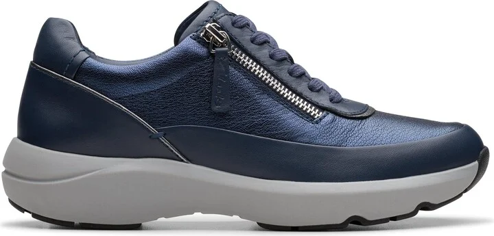 Tivoli Zip in Blue Leather