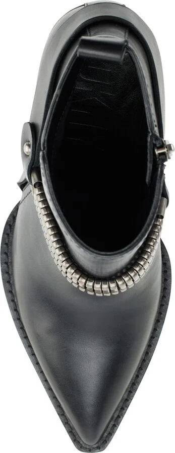 Tizz Block Western Ankle Boot - Image 3