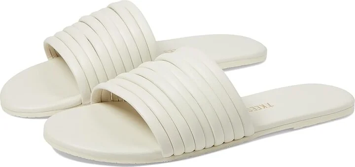 TKEES Caro Women's Shoes Cream : 8 B - Medium, Leather