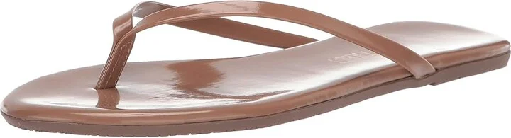 TKEES Foundation Gloss Women's Sandals Beach Bum : 8 B - Medium, Patent Leather/Leather - Image 3