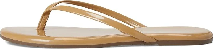 TKEES Foundation Gloss Women's Sandals Coco Butter : 7 B - Medium, Patent Leather/Leather - Image 7