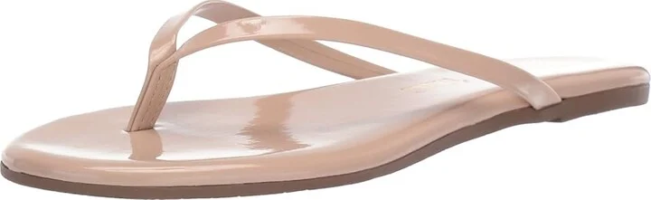 TKEES Foundation Gloss Women's Sandals Sunkissed : 7 B - Medium, Patent Leather/Leather - Image 2