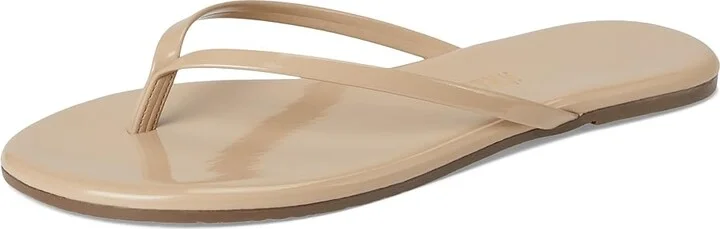 TKEES Foundation Gloss Women's Sandals Sunkissed : 7 B - Medium, Patent Leather/Leather - Image 6