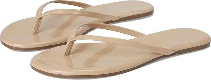 TKEES Foundation Gloss Women's Sandals Sunkissed : 7 B - Medium, Patent Leather/Leather