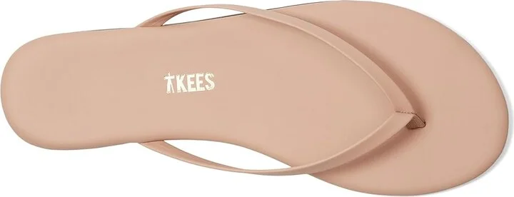 TKEES Foundation Matte Women's Sandals Nude Beach : 5 B - Medium, Leather - Image 3