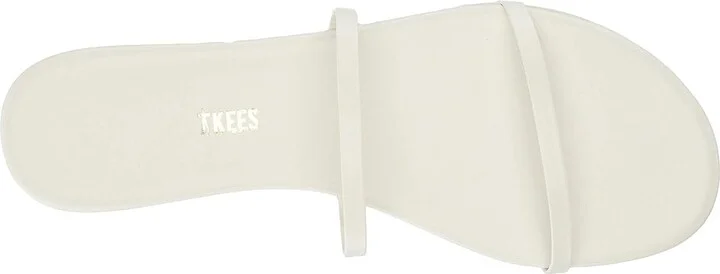 TKEES Gemma Women's Sandals Cream : 5 B - Medium, Synthetic - Image 3