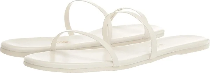 TKEES Gemma Women's Sandals Cream : 5 B - Medium, Synthetic