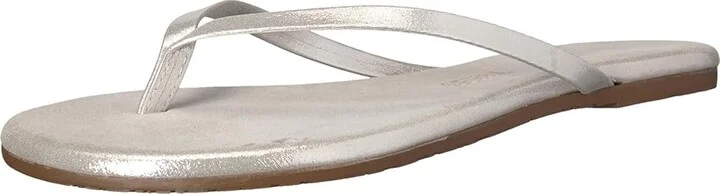TKEES Glitters Women's Sandals Gleam : 5 B - Medium, Leather/Synthetic - Image 2
