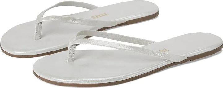 TKEES Glitters Women's Sandals Gleam : 5 B - Medium, Leather/Synthetic