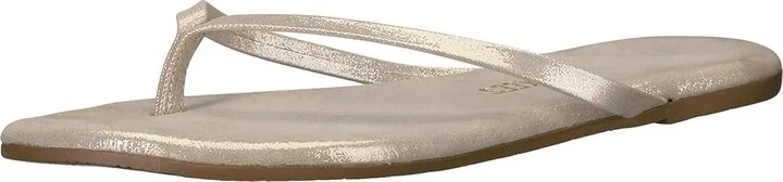 TKEES Glitters Women's Sandals Pink Pearl : 7 B - Medium, Leather - Image 2