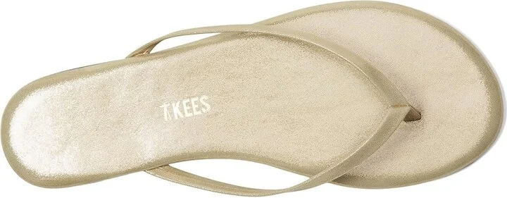 TKEES Glitters Women's Sandals Sandbeam : 7 B - Medium, Leather - Image 3