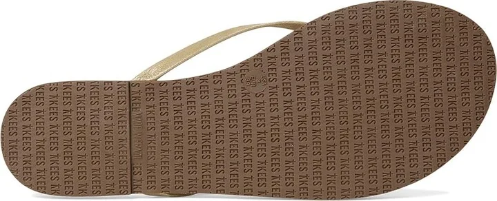 TKEES Glitters Women's Sandals Sandbeam : 7 B - Medium, Leather - Image 4