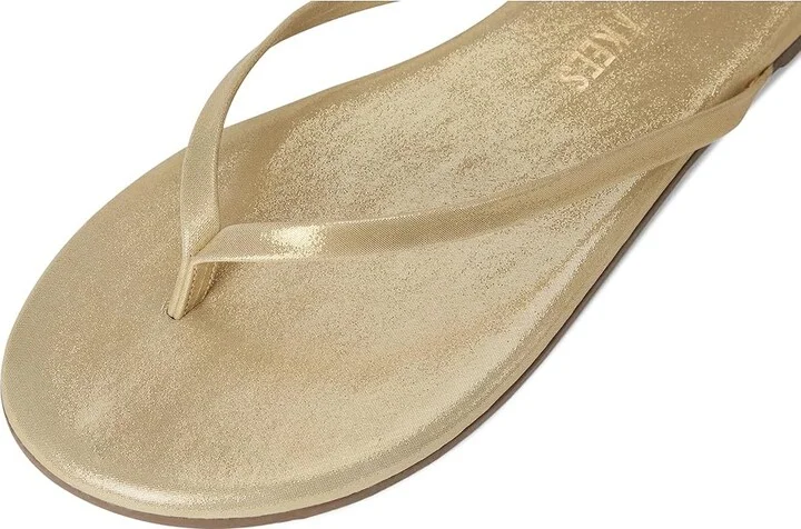 TKEES Glitters Women's Sandals Sandbeam : 7 B - Medium, Leather - Image 8