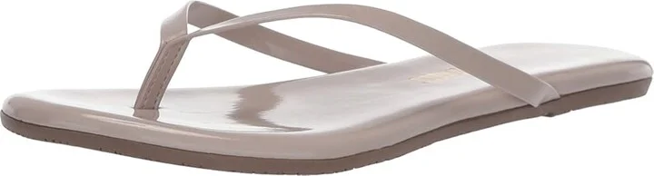 TKEES Glosses Women's Sandals Custard : 7 B - Medium, Patent Leather - Image 2