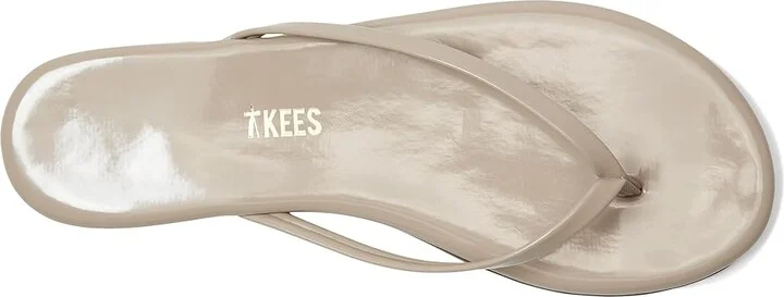TKEES Glosses Women's Sandals Custard : 7 B - Medium, Patent Leather - Image 3