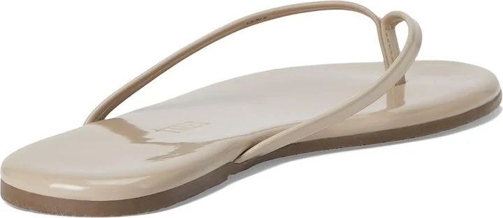 TKEES Glosses Women's Sandals Custard : 7 B - Medium, Patent Leather - Image 5