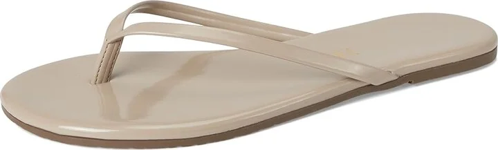 TKEES Glosses Women's Sandals Custard : 7 B - Medium, Patent Leather - Image 6