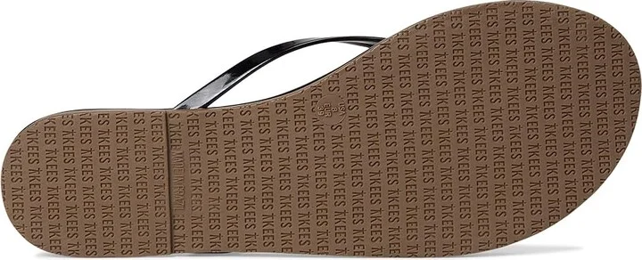 TKEES Glosses Women's Sandals Licorice : 8 B - Medium, Patent Leather - Image 4