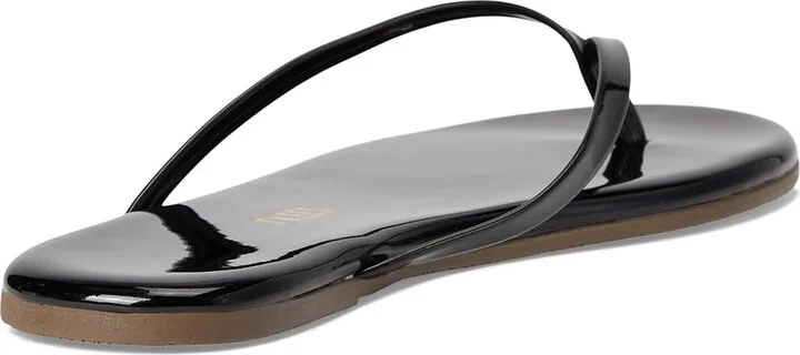 TKEES Glosses Women's Sandals Licorice : 8 B - Medium, Patent Leather - Image 5