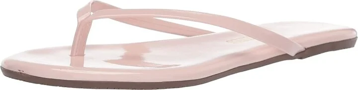 TKEES Glosses Women's Sandals Whipped Cream : 7 B - Medium, Patent Leather - Image 2