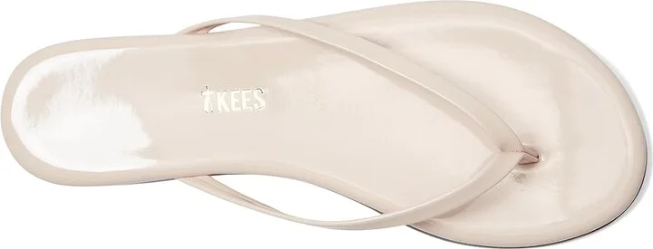 TKEES Glosses Women's Sandals Whipped Cream : 7 B - Medium, Patent Leather - Image 3